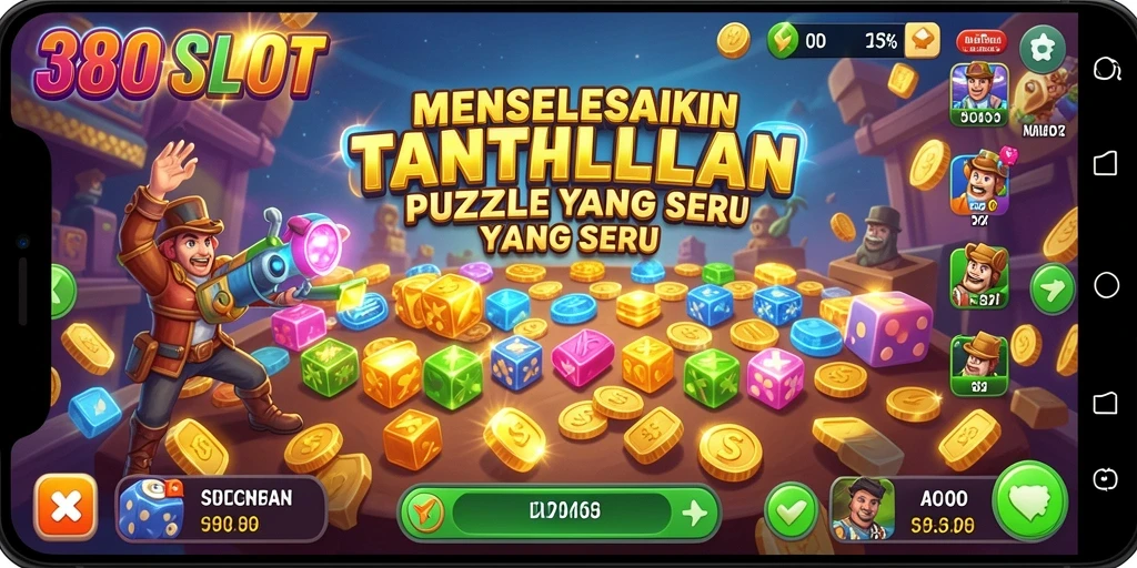 Gameplay seru dan menantang dari 380SLOT saat menyelesaikan puzzle.