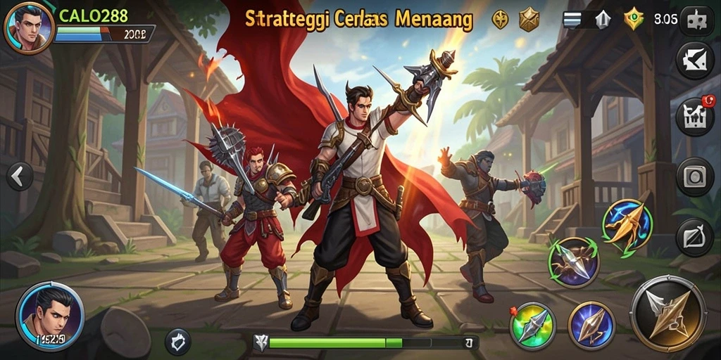 Tampilan menarik dari gameplay CALO288 yang strategis.