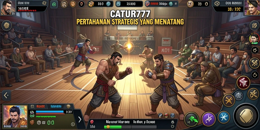 Tampilan menarik dari gameplay Tower Defense yang seru.