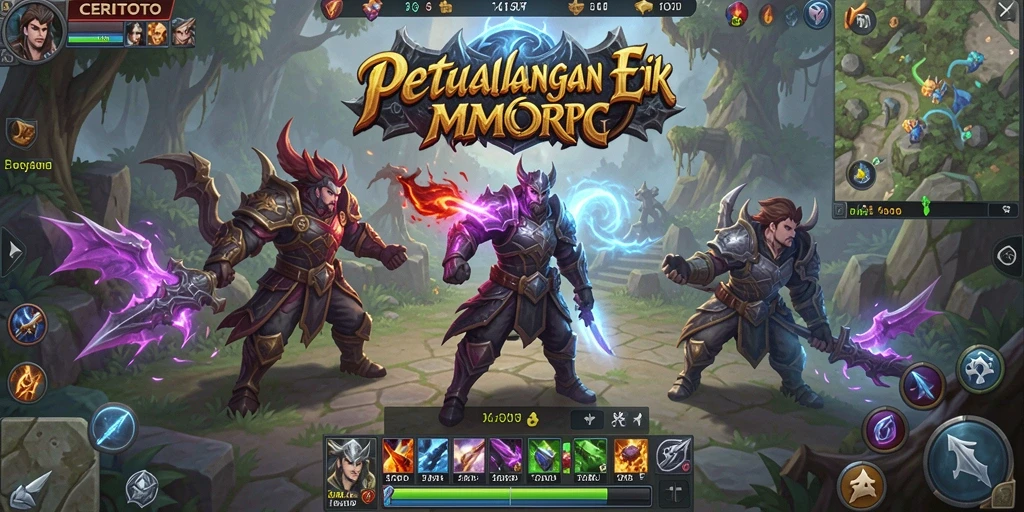 Screenshot CERITOTO menampilkan aksi seru dalam gameplay MMORPG.