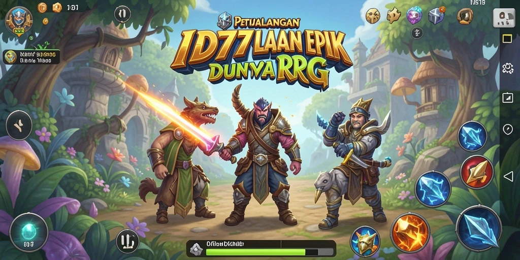 Tangkapan layar gameplay <strong>ID777</strong> menunjukkan aksi seru dalam dunia RPG yang menakjubkan.