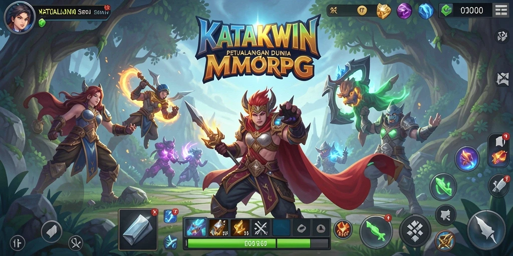 Gameplay seru dan interaktif dalam KATAKWIN, siap untuk dijelajahi.