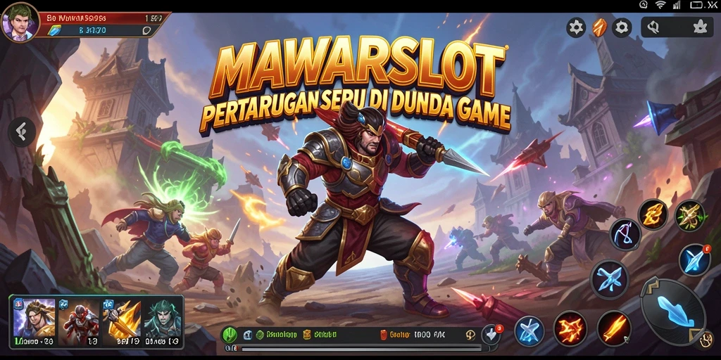Gameplay seru dalam MAWARSLOT menampilkan pertarungan yang intens.