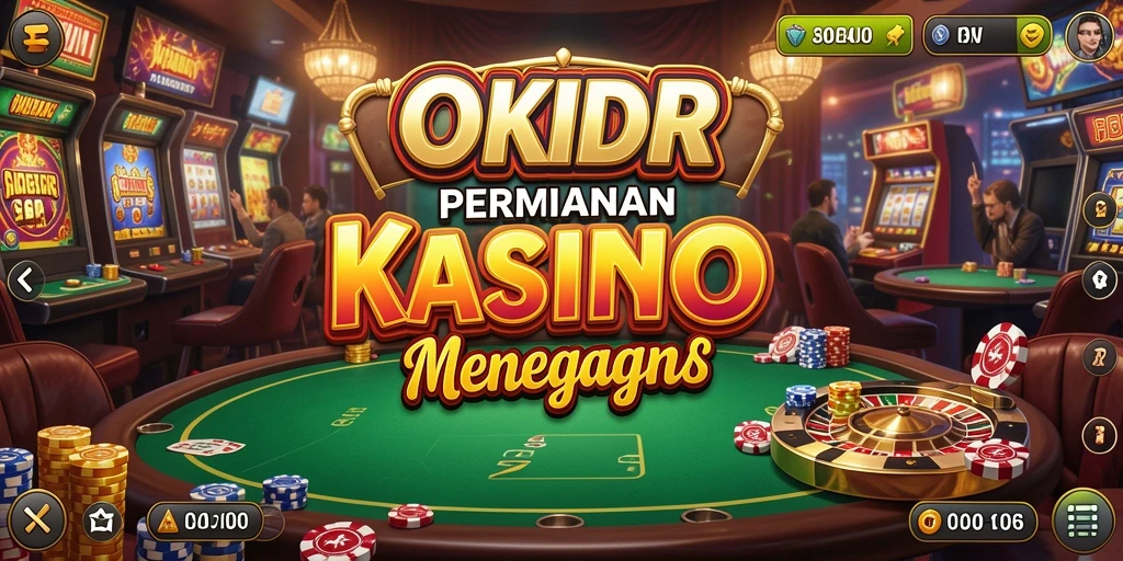 Tampilan screenshot gameplay Kasino OKIDR yang menarik dan interaktif.