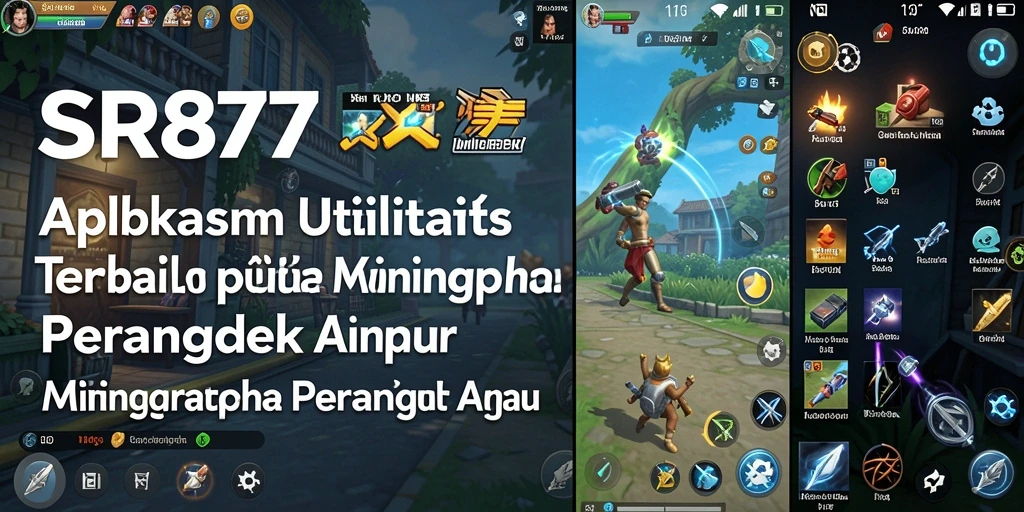 Tampilan antarmuka SR877 yang bersih dan modern dengan fitur optimisasi.