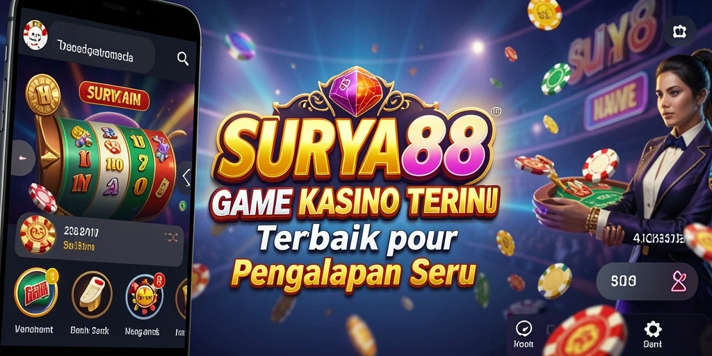 Tampilan memukau dari gameplay <strong>SURYA88</strong> yang menegangkan di dunia Kasino.