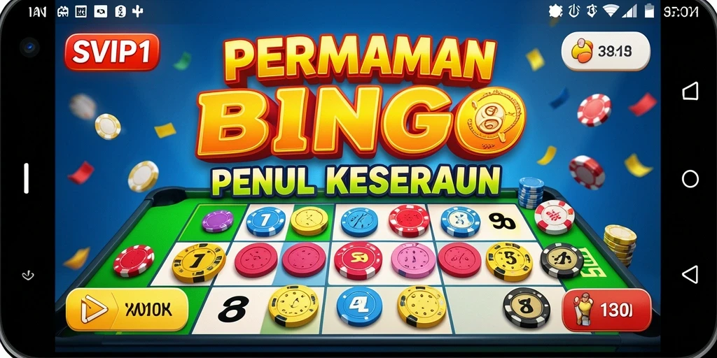 Tampilan gameplay Bingo yang penuh warna dan seru di SVIP1.