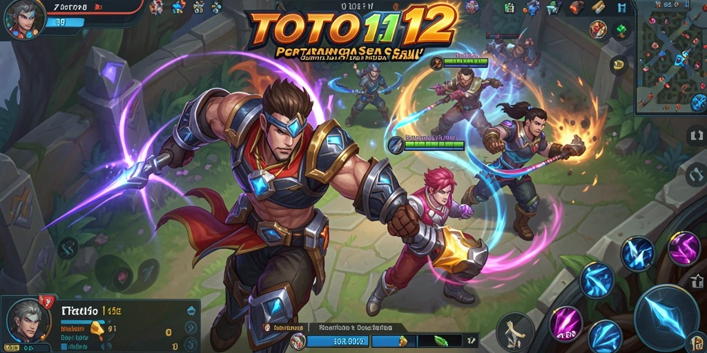 Screenshot gameplay TOTO12 yang dinamis dan seru.