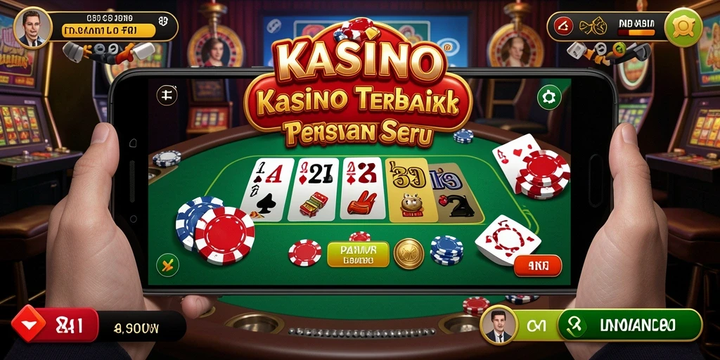 Tampilan gameplay Kasino yang mengasyikkan dan interaktif.